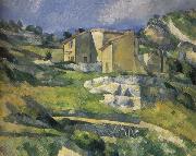 Paul Cezanne, Masion en Provence-La vallee de Riaux pres de l'Estaque